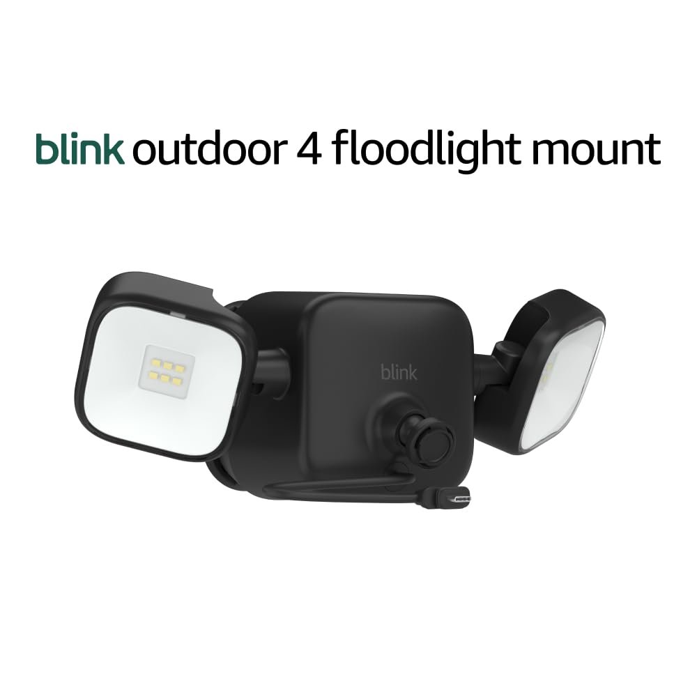 Blink Outdoor Floodlight Mount – Wire-free, 700 lumens, two-year battery life, set up in minutes