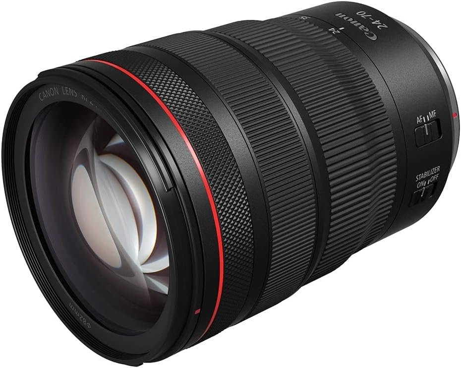 Canon RF24-70mm F2.8 L is USM Lens, Mirrorless Lens, Standard Zoom, Compatible with EOS R Series Mirrorless Cameras, High Image Quality, Portraits, Landscapes, Travel, Photography, Black