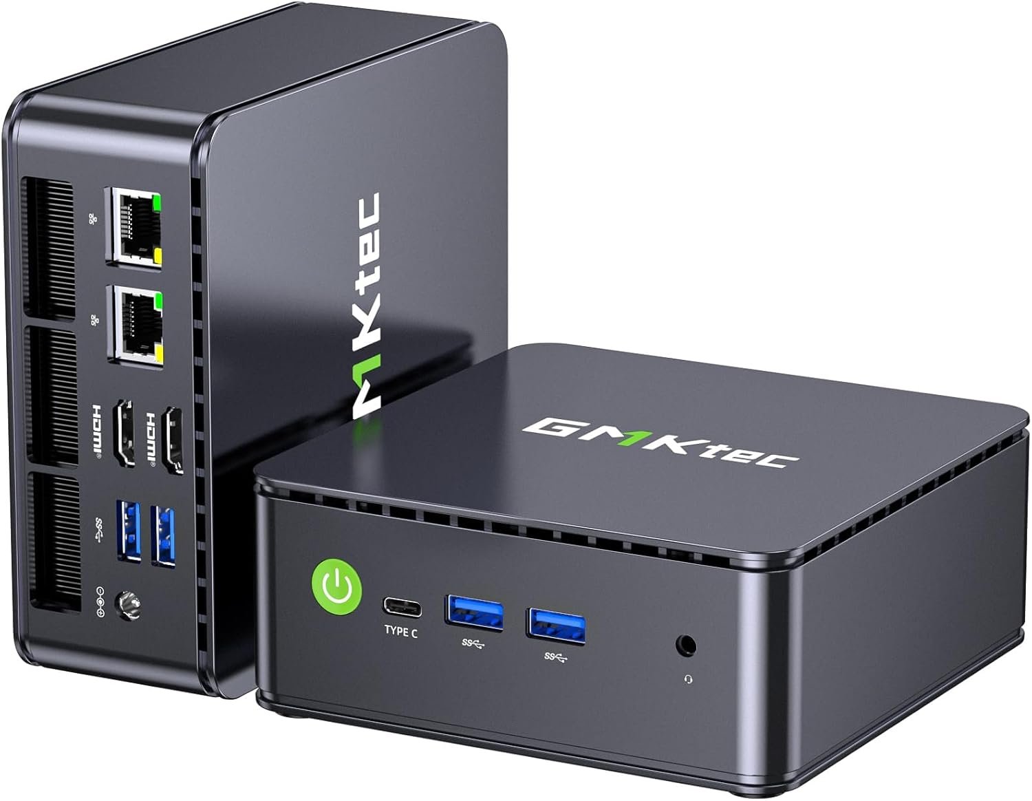 GMKtec G11 Mini PC AMD Ryzen Embedded R2514 (Beats 4300U/N150) | 16GB Dual DDR4 256GB NVMe SSD/ Dual RJ45 2.5G WiFi6E BT5.2/ USB3.2 HDMI AMD Radeon Graphic Desktop Mini Computers