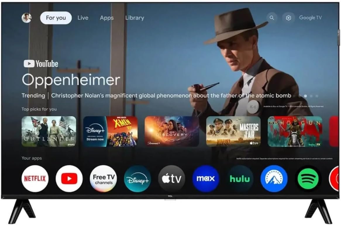TCL 32-INCH Class Q3K Series (1080p) FHD QLED Smart Google TV (2024) (Renewed)