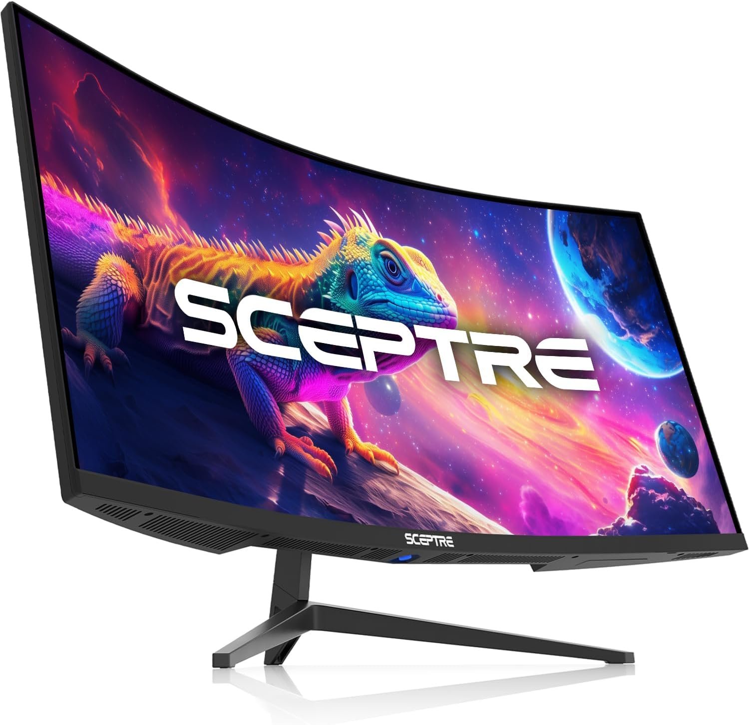 Sceptre 34-Inch Curved Ultrawide WQHD Monitor, 3440 x 1440, R1500, Up to 180Hz/165Hz, DisplayPort x2, 100% sRGB, 1ms, Built-in Speakers, Black (C345B-QUT168 Series)