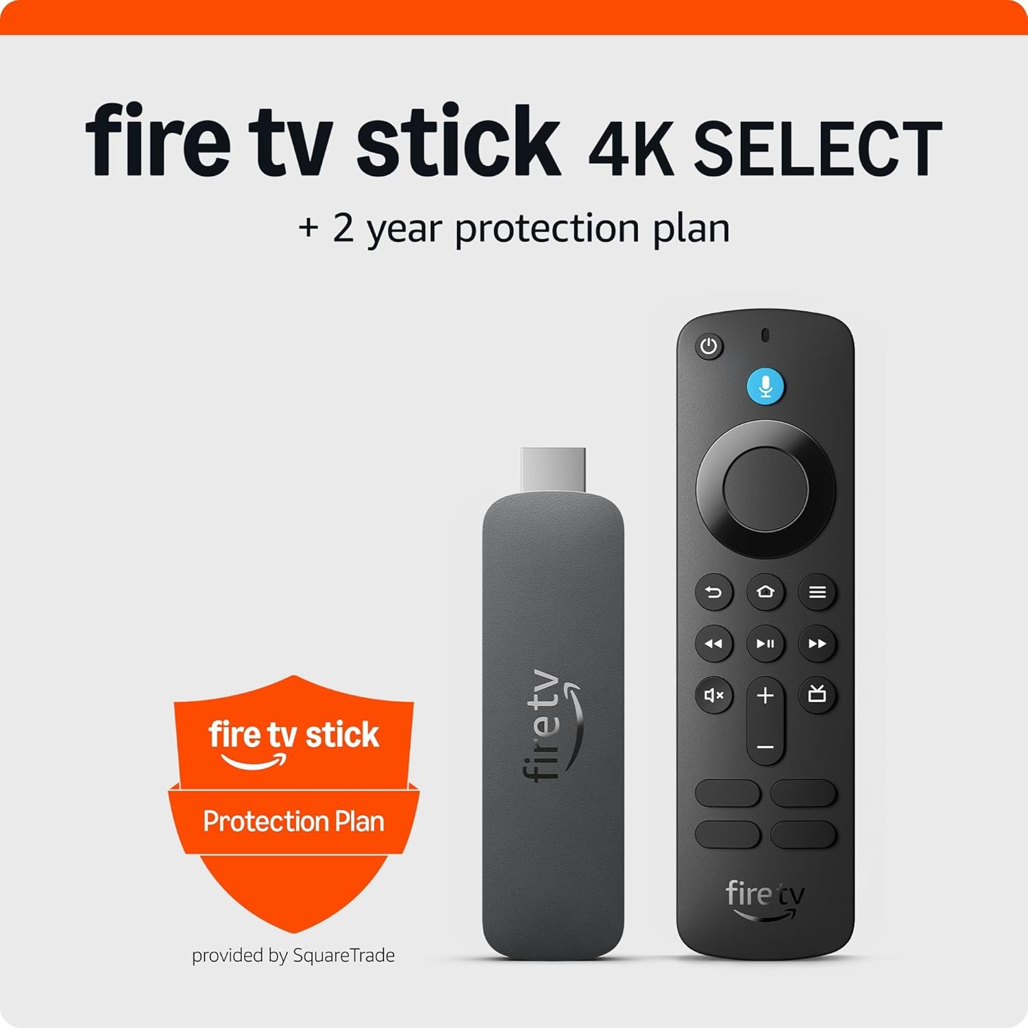 Amazon Fire TV Stick 4K Select bundle with 2-Year Protection Plan