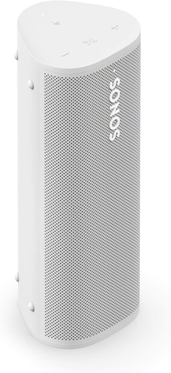 Sonos Roam 2 – White – Portable Waterproof Bluetooth Speaker