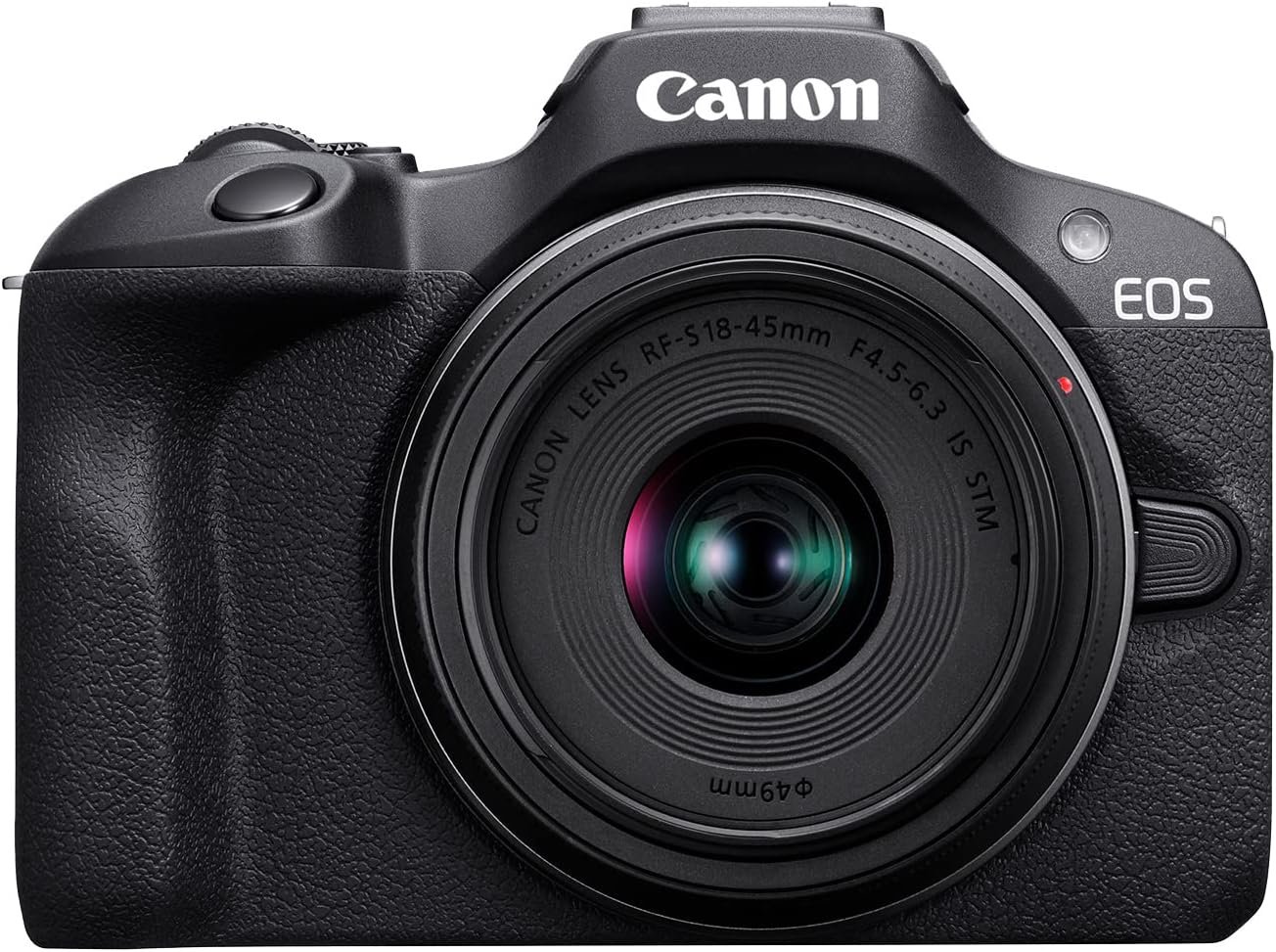 Canon EOS R100 Mirrorless Camera RF-S18-45mm F4.5-6.3 is STM Lens Kit, 24.1 Megapixel CMOS (APS-C) Sensor, 4K Video, Wi-Fi & Bluetooth, Beginner Photographers and Creators, Digital Camera, Black