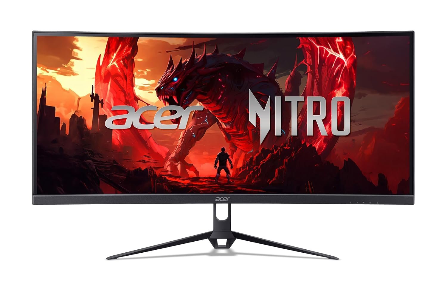 acer Nitro 29.5” UWFHD 2560 x 1080 1800R Curved Gaming Monitor | AMD FreeSync Premium | Up to 200Hz Refresh Rate | 1ms (VRB) | sRGB 100% | 1 x Display Port 1.4 & 2 x HDMI 2.0 Ports | ED300C X1bmiippx