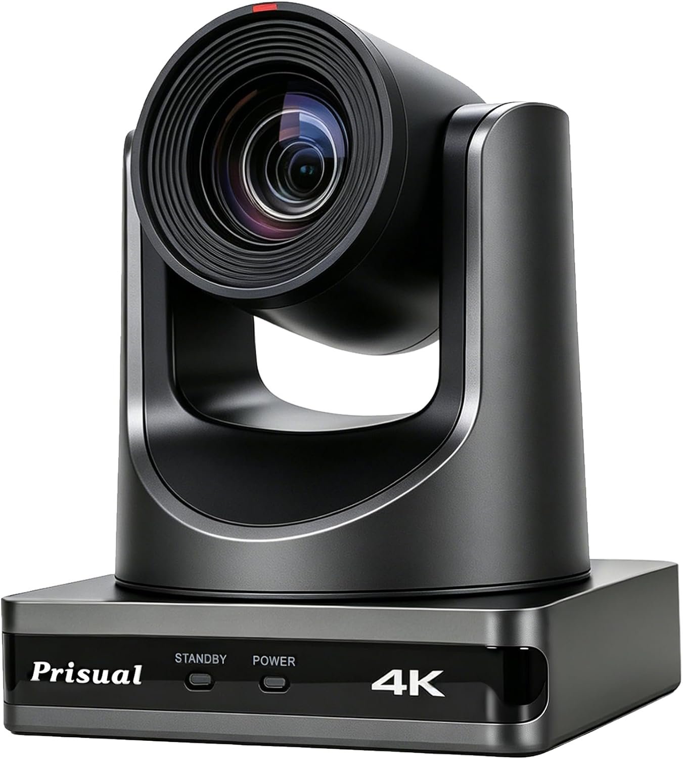 Prisual 4K NDI PTZ Camera, Advanced PTZ Auto Tracking 20X HDMI/USB3.0 PTZ Camera, TURE 4K 1/1.8” UHD 30P with Built-in Tally Light for Church Conference Events, PT20X-4K-N