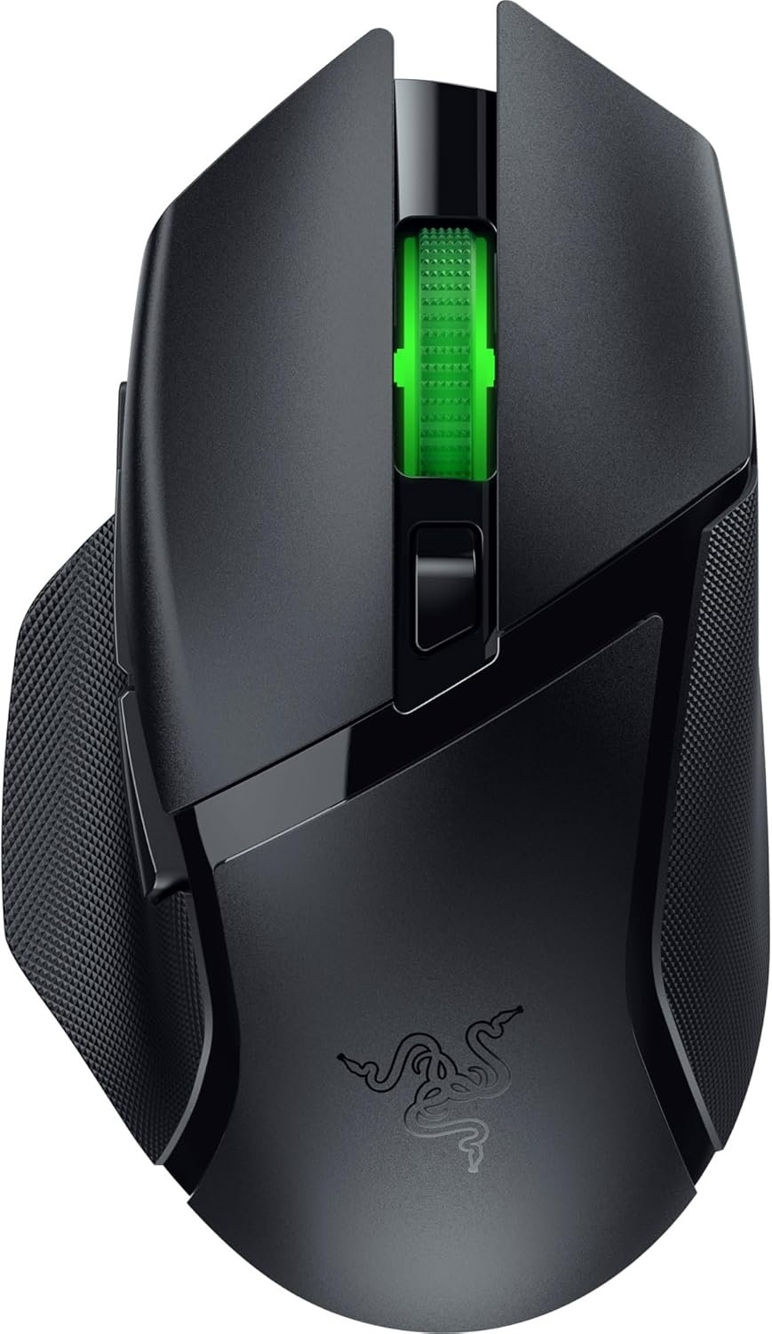 Razer Basilisk V3 X HyperSpeed Customizable Wireless Gaming Mouse: Mechanical Switches Gen-2-5G Advanced 18K Optical Sensor – Chroma RGB – 9 Programmable Controls – 285 Hr Battery – Classic Black