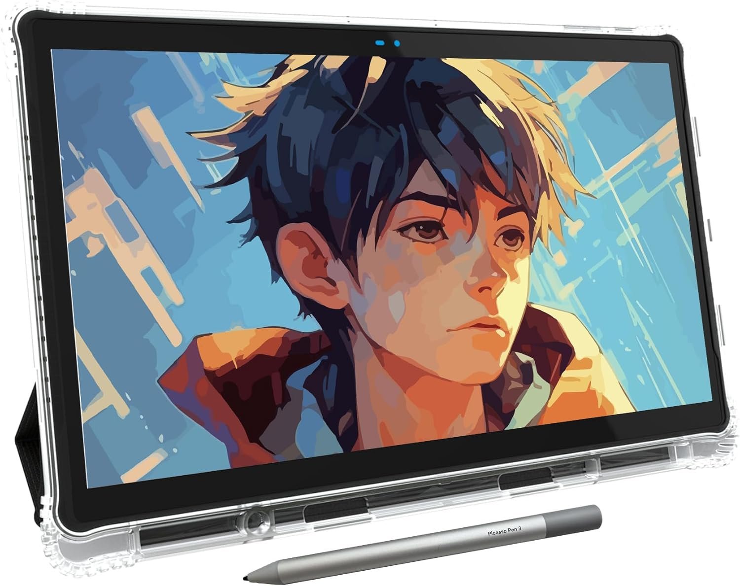 PicassoTab-X11 Standalone Drawing Tablet • No Computer Needed • Pro Drawing Apps & Tutorials • 11″ Laminated 2K Screen • 4096 Pressure Stylus Pen • Portable Digital Graphic Tablet for Artists -X11