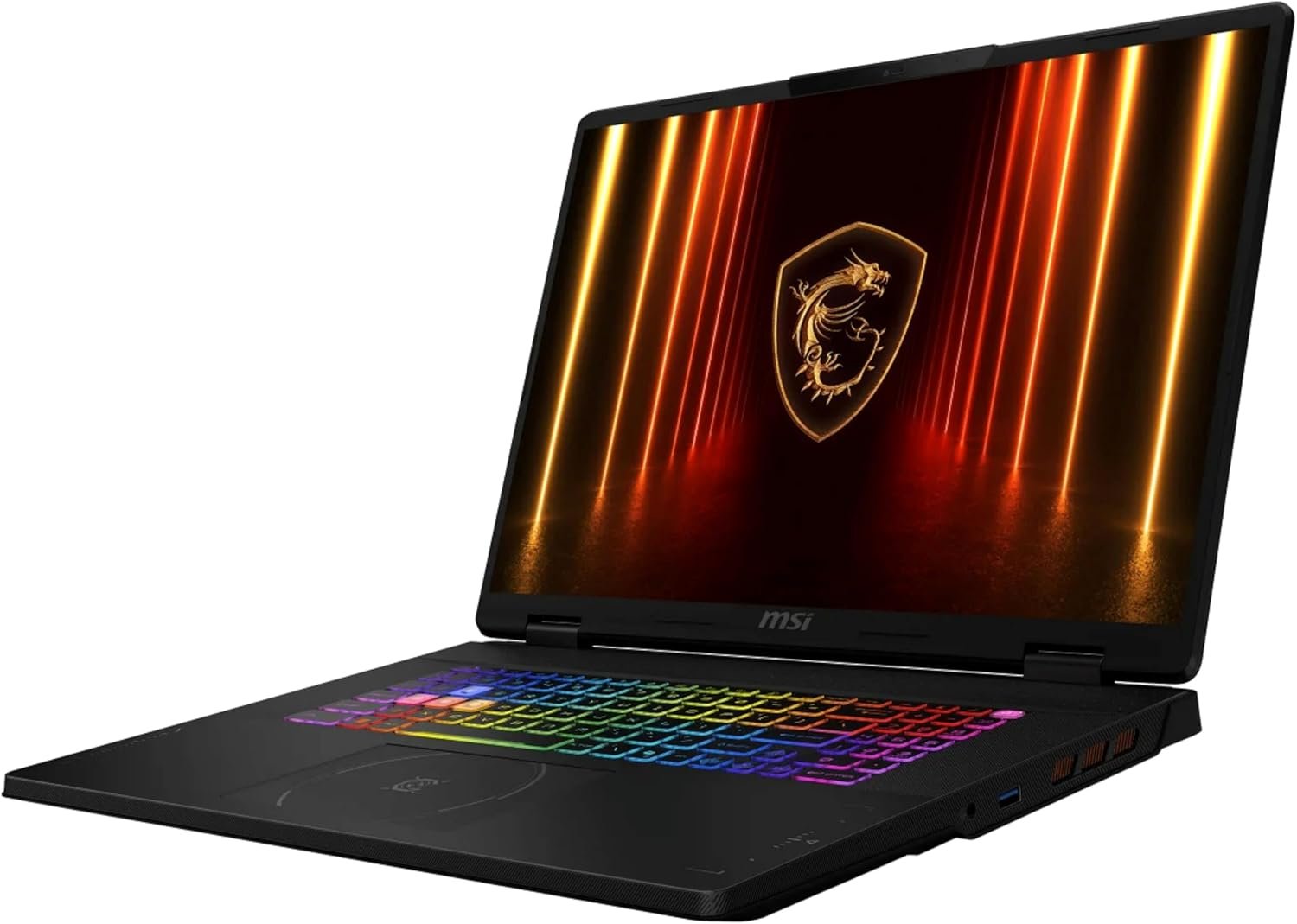 msi Crosshair 18 HX AI 18″ 2560×1600 240Hz Display Gaming Laptop, Intel Core Ultra 9 275HX (24 Cores, 2.1-5.4 GHz), NVIDIA RTX 5070 8GB GDDR7, 32GB RAM, 1TB NVMe SSD, Windows 11 Home