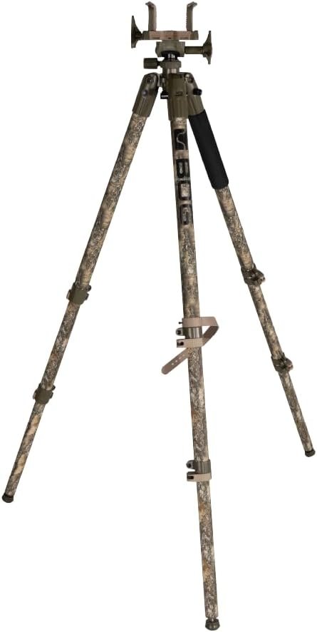 BOG DeathGrip Hunting Tripod, 7″-59″, Lightweight, Gun Clamp, Shooting Rest