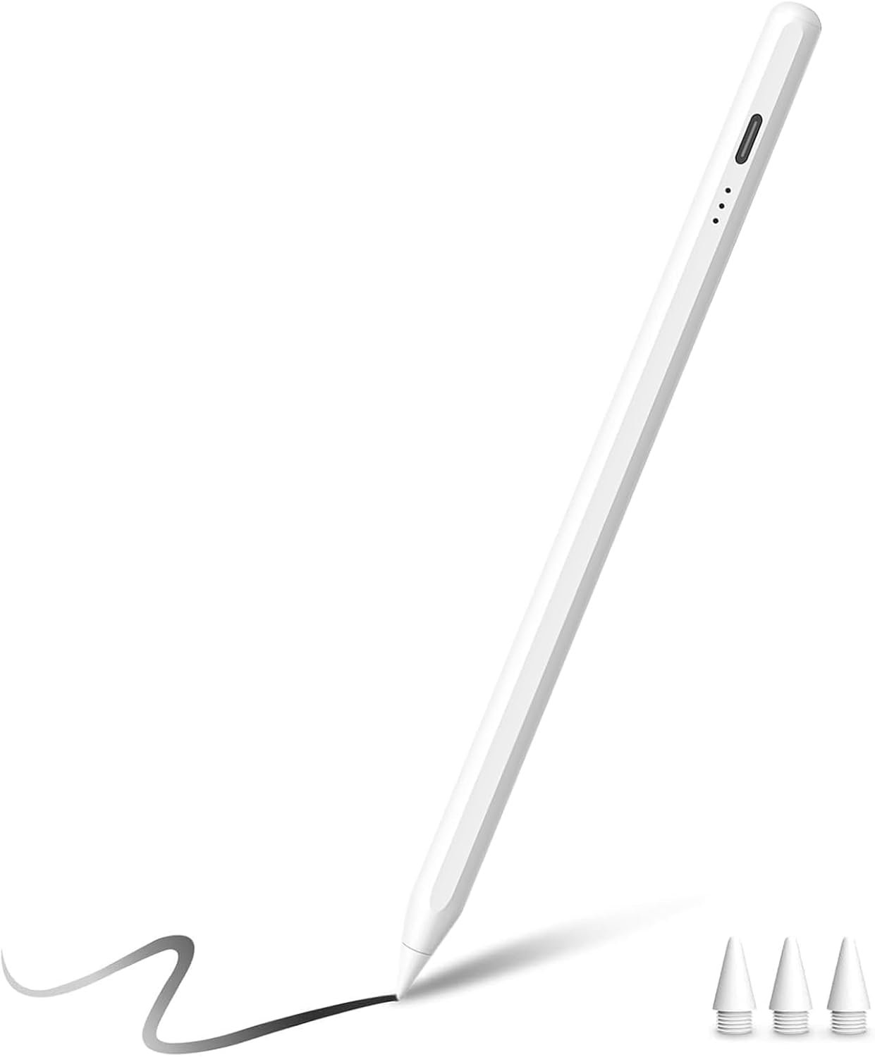 Stylus Pen for Apple iPad (2026-2018),Tilt Sensitivity Palm Rejection Fast Charge Stylus Pencil,iPad Pencil for i Pad 11th A16/10/9/8/7/6th & Pro 13/12.9/11(M5/M4) & Air 13/11(M3/M2)&Mini A17 Pro/6/5