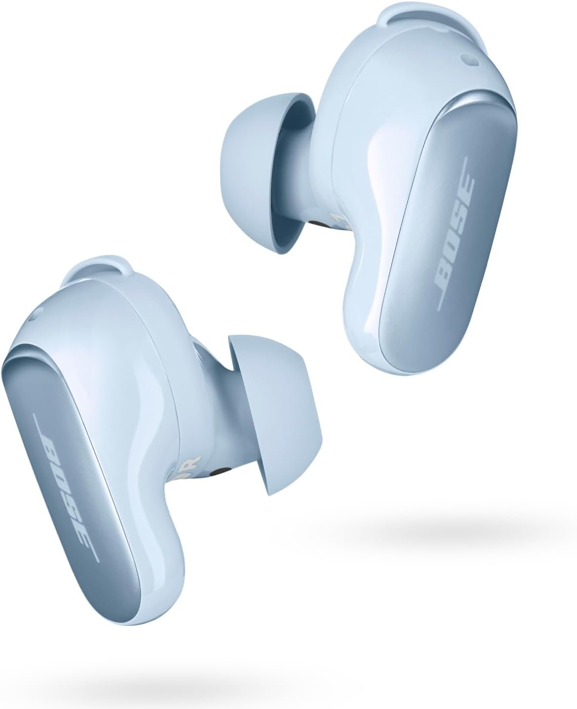Bose QuietComfort Ultra Wireless Noise Cancelling Earbuds, Bluetooth Noise Cancelling Earbuds with Spatial Audio and World-Class Noise Cancellation, Moonstone Blue – Limited Edition