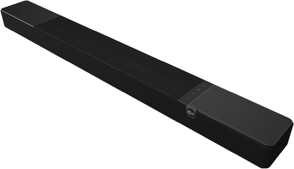 Klipsch Flexus CORE 200 3.1.2 Channel Powered by Onkyo Bluetooth Sound Bar with Dolby Atmos and Custom Tuned Bass – Black, 44″ W