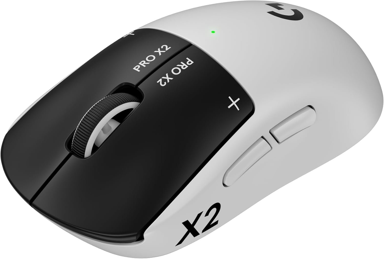 Logitech G PRO X2 SUPERSTRIKE Wireless Gaming Mouse: Customizable Rapid Trigger Magnetic Analog Switches, Adjustable Click Haptics, 61g Ultra Lightweight, USB-C,