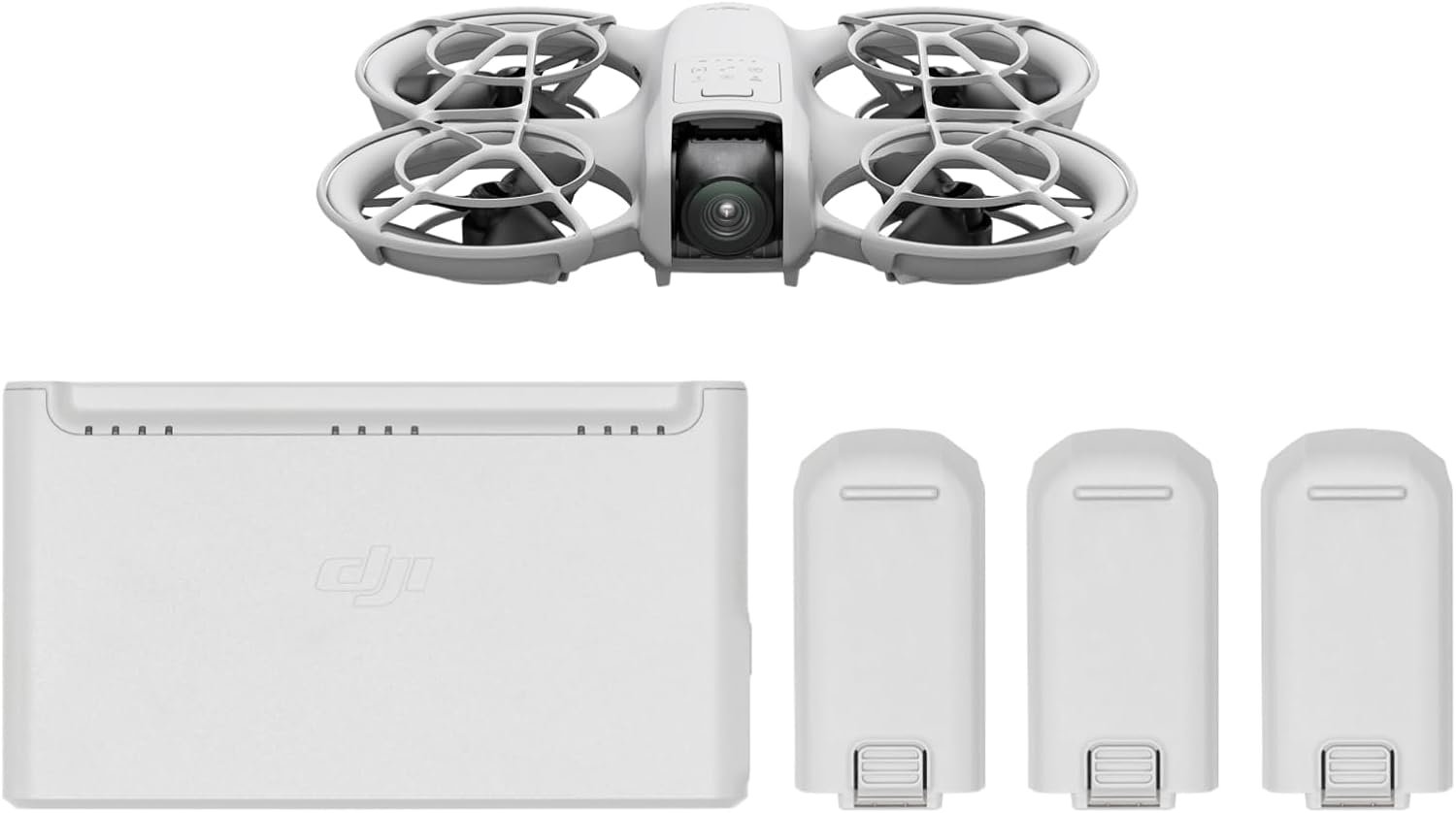 DJI Neo Three-Battery Combo, Mini Drone 4K UHD Camera for Adults, 135g Self Flying Drone That Follows You, Palm Takeoff, Subject Tracking, QuickShots, Stabilized Video (Controller-Free)