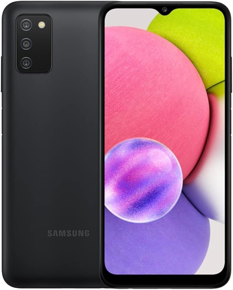 Samsung Galaxy A03s, 32GB, Black – Unlocked (Renewed)