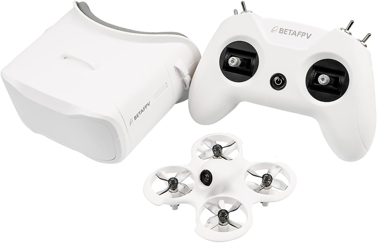 BETAFPV Cetus FPV Kit RTF for Brushed Racing Drone with LiteRadio 2 SE Transmitter VR02 FPV Goggles, Fly FPV Drone Kit for Beginners to Fly Faster Further
