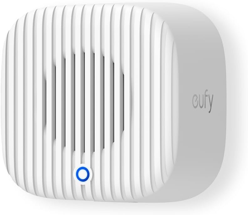 eufy Video Doorbell Chime 2, 10 Built-In Chimes, 2.4 GHz and 5 GHz Dual-Band Wi-Fi, Easy Setup, Bluetooth Auto-Pairing, Adjustable Volume Up to 80 dB