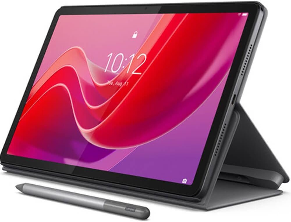 Lenovo Tab M11, 11” Display, MediaTek Helio G88 Octa-Core, 4GB RAM, 128GB SSD, 1920×1200 px, Ambient Light-Sensor, 10 Hour Battery, Comes w/Folio Case, Luna Grey