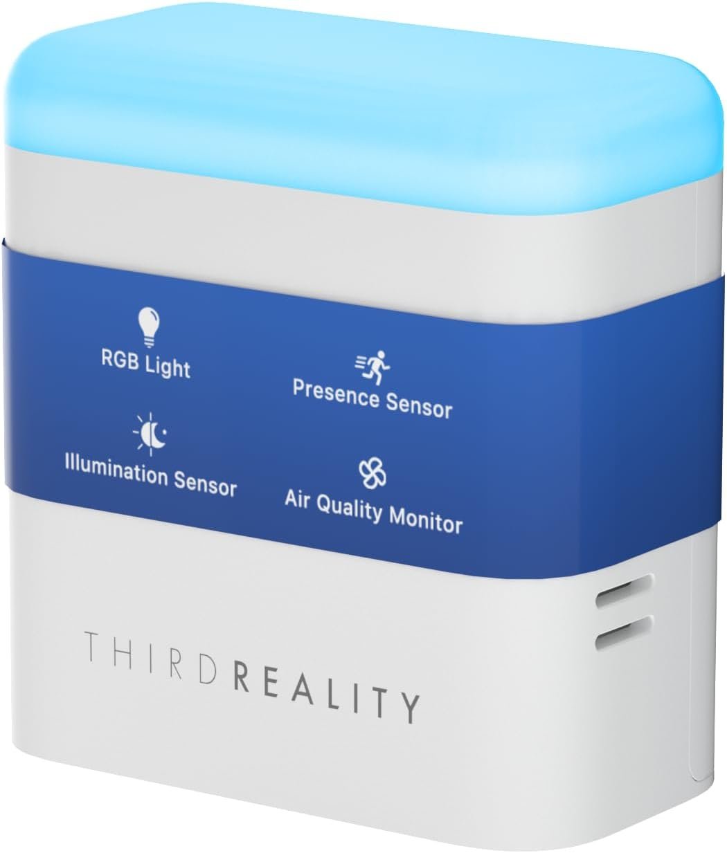 THIRDREALITY Smart Presence Sensor R3, 60GHz mmWave Radar, USB-C Powered, RGB Light with Status Indication, Illumination Sensor, Zigbee Repeater, Compatible with Home Assistant(ZHA&Z2M), SmartThings