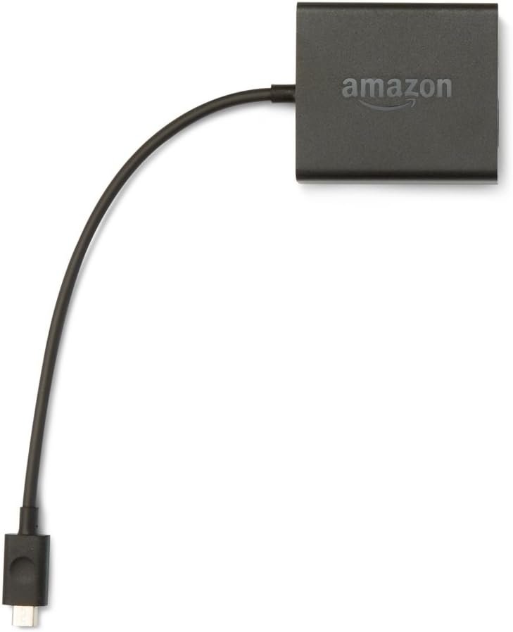 Micro-USB Ethernet Adapter for Amazon Fire TV Devices