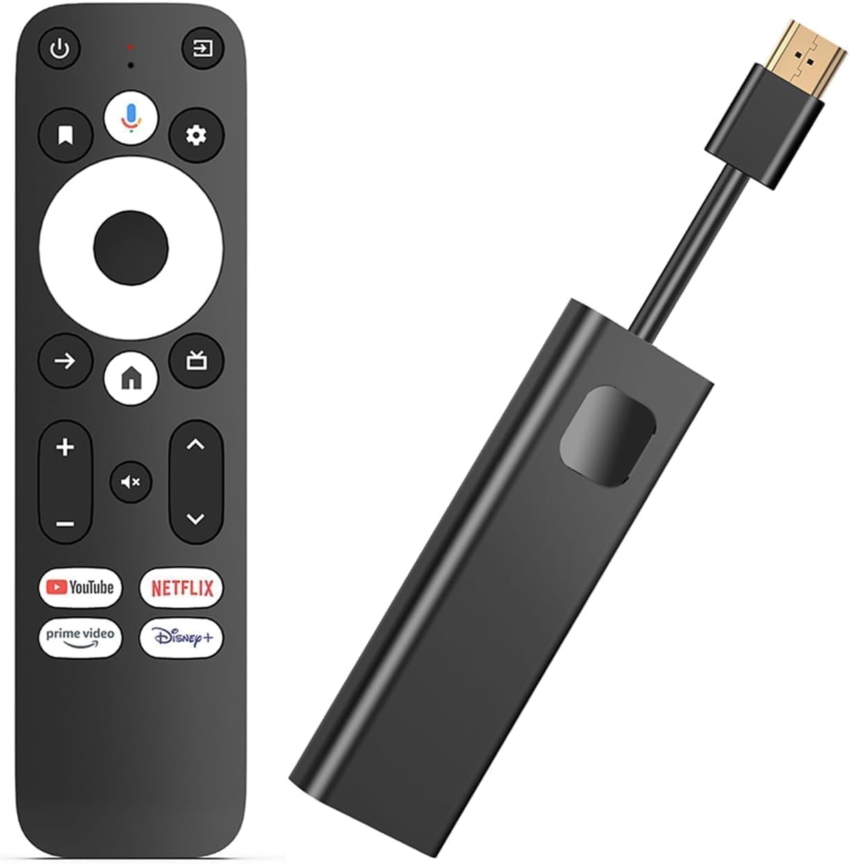 Phantom Dcolor GD1 4K Android TV Stick Certified KD3 Assistant Voice Remote Prime Video Chromecast Play Store Bluetooth 4K HDR 10+ Dolby Audio XM3 2.1 Dual Band WiFi USB-C GD 1