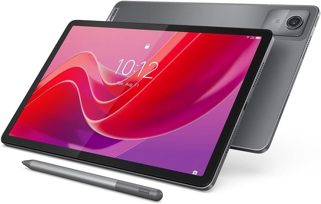 Lenovo Tab M11, 11” Display, MediaTek Helio G88 Octa-Core, 4GB RAM, 64GB SSD, 1920×1200 px, Ambient Light-Sensor, 10 Hour Battery, Comes w/Pen, Luna Grey