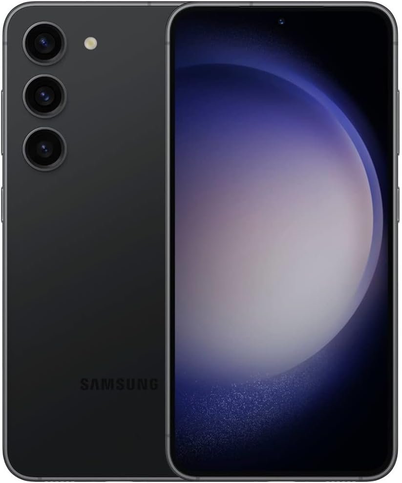 SAMSUNG Galaxy S23 5G, US Version, 128GB, Phantom Black – Unlocked (Renewed)
