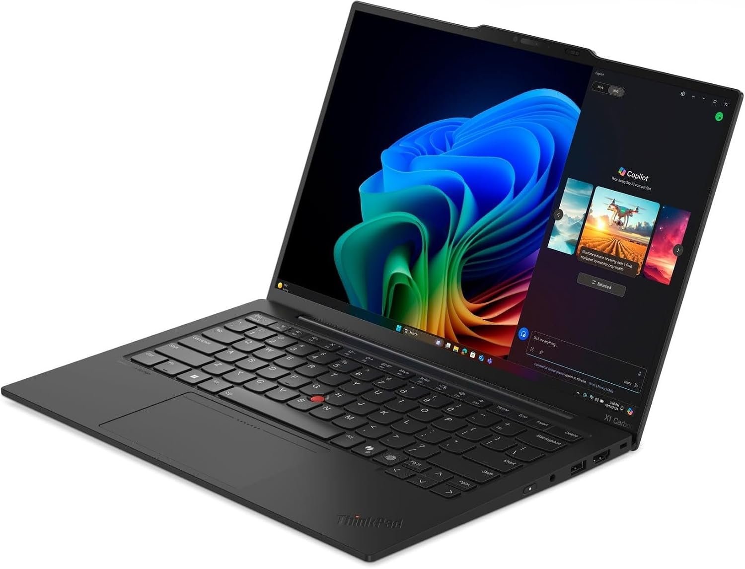 Lenovo ThinkPad X1 Carbon Gen 13 14″ Copilot+ PC Ultrabook – 2.8K – 120 Hz – Intel Core Ultra 7 258V – Intel Evo Platform – 32 GB – 1 TB SSD – English Keyboard – Black Paint – Chip – 2880 x 1800