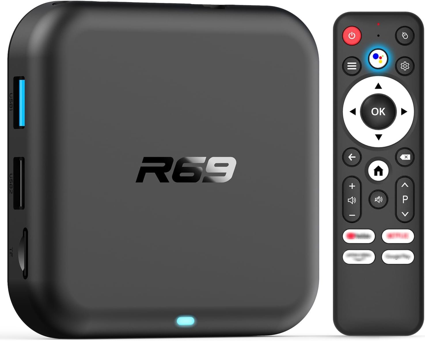 Android 14.0 TV Box 2026, Android Box 2GB RAM 16GB Flash RK3518 Quad-Core Wi-Fi 6 Dual-Band 2.4G/5.8G Wi-Fi 4K TV Box H.265 Bluetooth 5.0 USB 3.0 100M Ethernet Smart Box for TV with Voice Remote