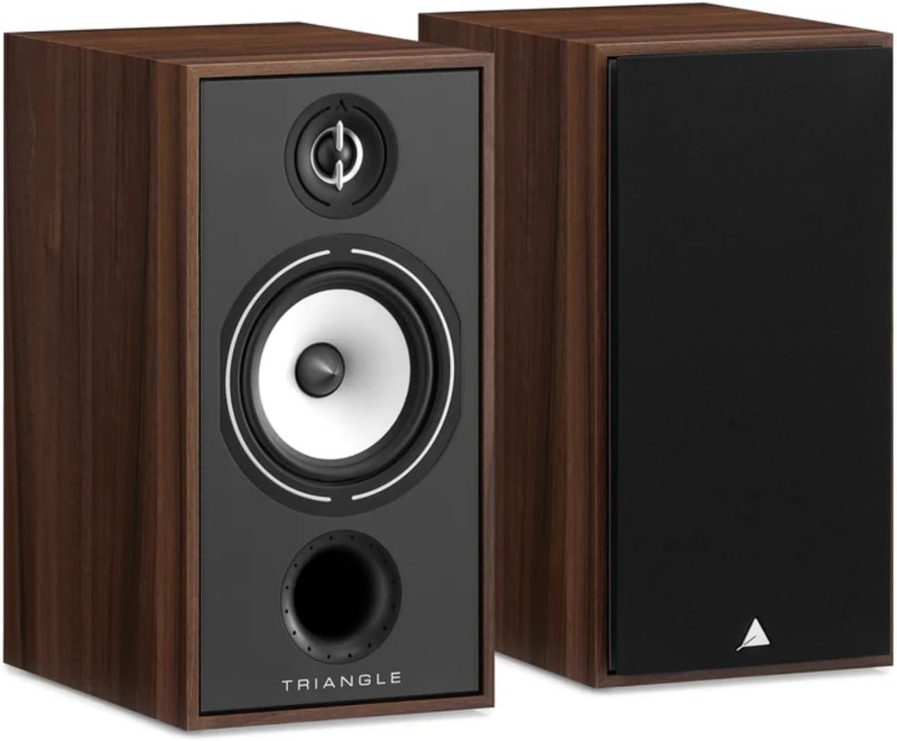 triangle Borea BR04 Bookshelf Speakers Pair – High Fidelity – 2-Way – 25mm EFS Silk Dome Tweeter with Waveguide (Chestnut)
