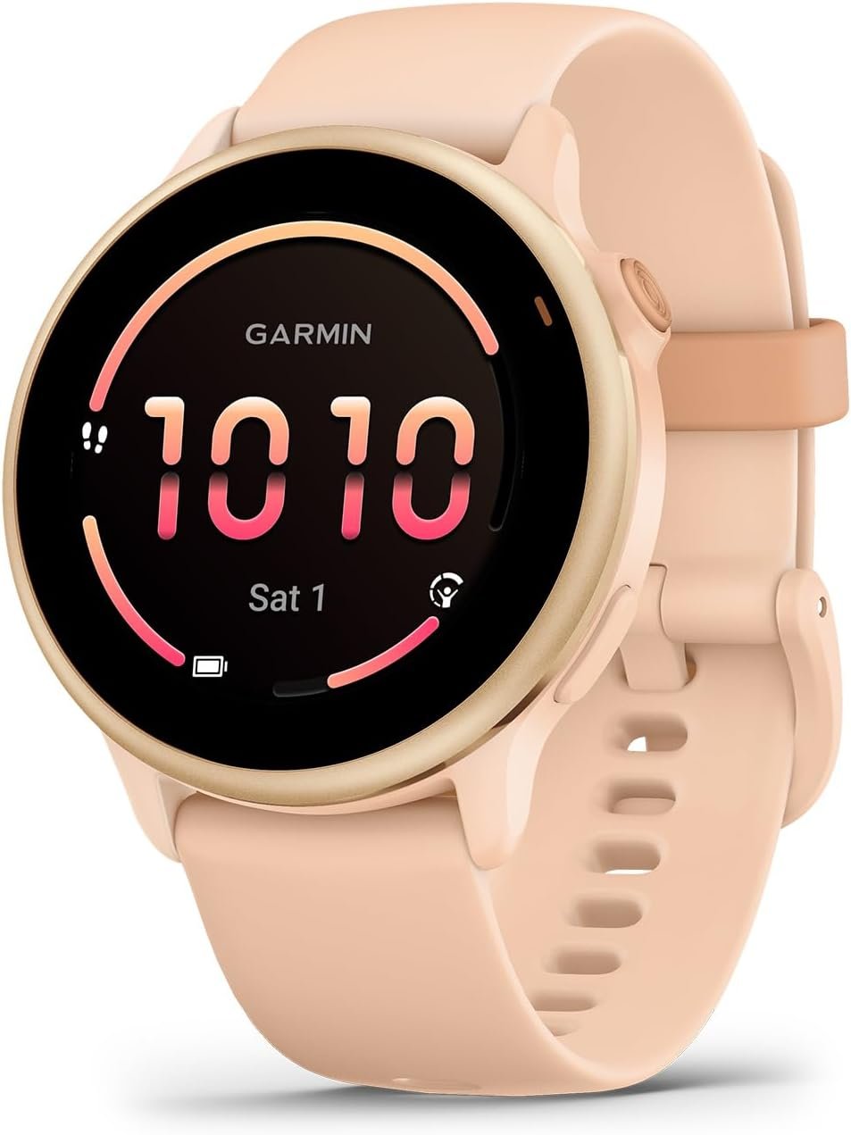 Garmin vívoactive® 6 Health and Fitness GPS Smartwatch – AMOLED Display, Up to 11 Days Battery, Metallic Pink Dawn with Matching Band