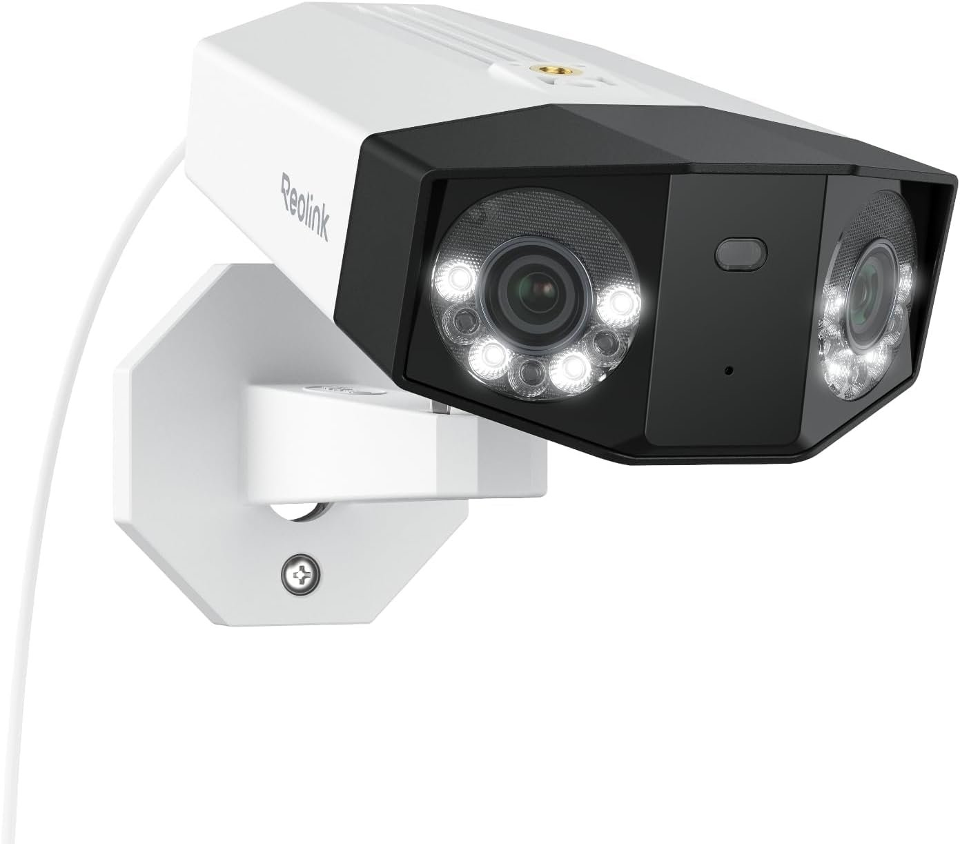REOLINK Duo 3 PoE 16MP UHD Dual-Lens PoE Security Camera with 180° Panoramic View, Motion Track, F1.6 Color Night Vision, Person/Vehicle/Animal Detection, 2 Way Talk, Supports 24/7 Recording