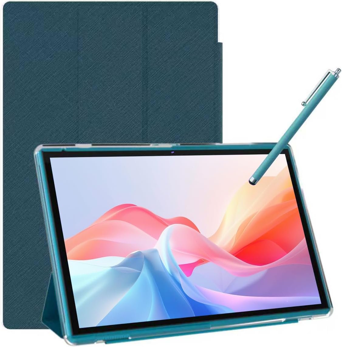 Android Tablet 10 Inch Tablet With Case Stylus Android 15 Tablets 8GB RAM 32GB ROM Support 1TB Expansion 6000mah Battery 10.1″ IPS HD Touchscreen 2MP+8MP Dual Camera WIFI-6 Bluetooth5.0 Tablets