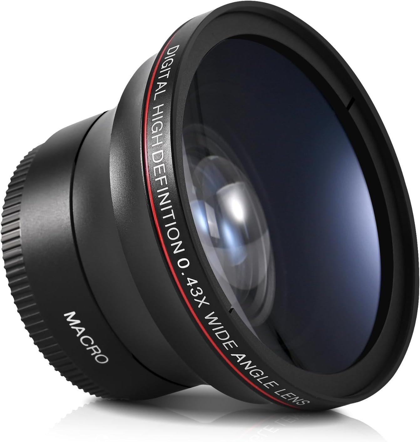 Lightdow 52MM 0.43x High-Definition Wide Angle + Macro Lens Attachment for Nikon D-Series and More – Enhance Your Photography Creativity (φ52mm)