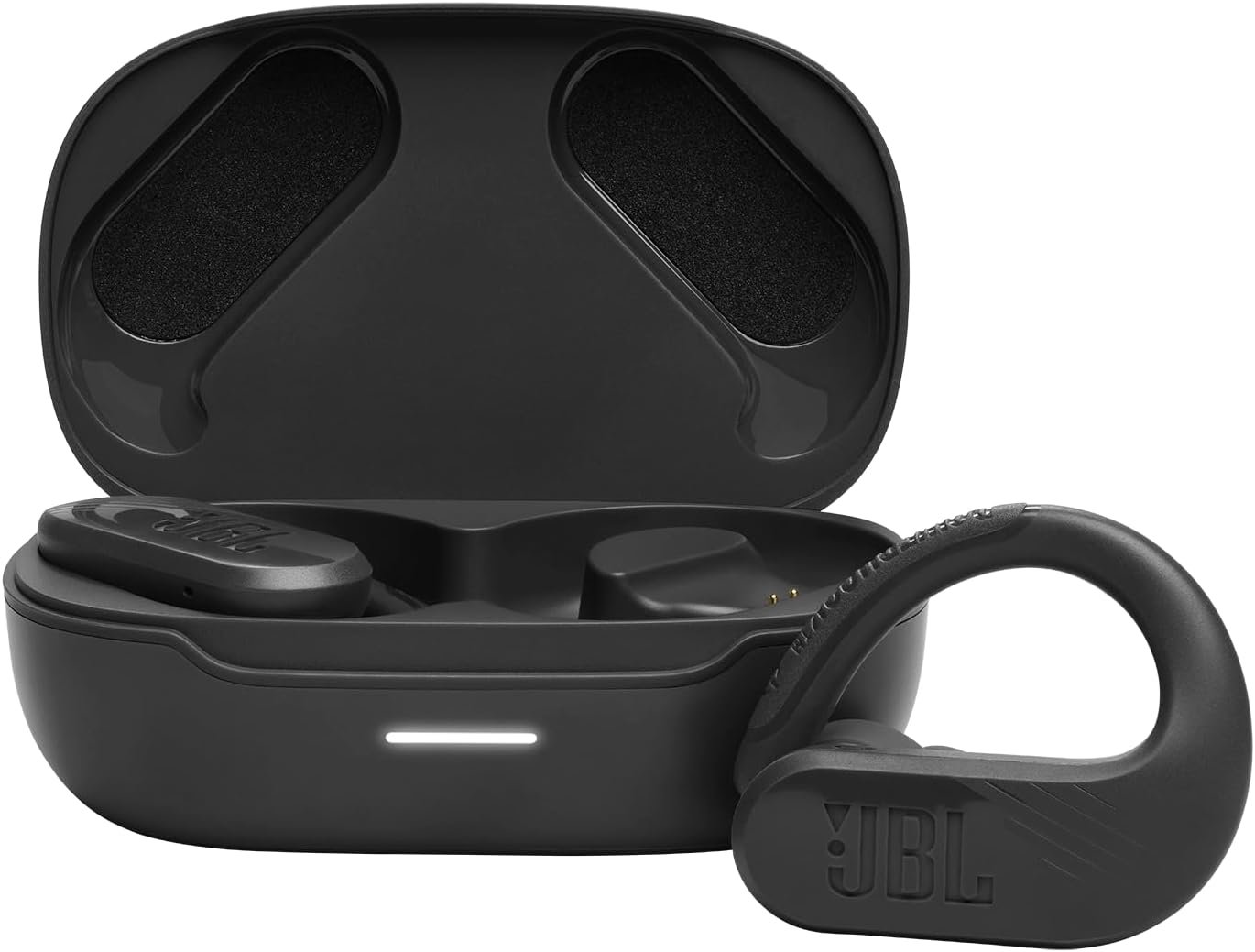 JBL Endurance Peak 3 – Dust and Water Proof (IP68) True Wireless Active Earbuds, JBL Pure Bass Sound, Up to 50 Total Hours of Playback with Speed Charge, Ambient Aware & Talk Thru (Black)