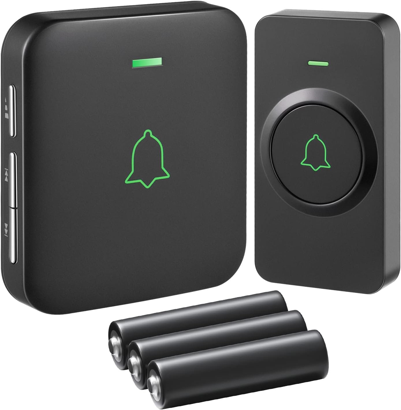 AVANTEK Wireless Door Bell, BA-11 Waterproof Battery Operated Doorbell Chime Operating at 1000 Feet, Portable Door Chime kit with 52 Melodies, 5 Volume Levels, and CD Quality Sound