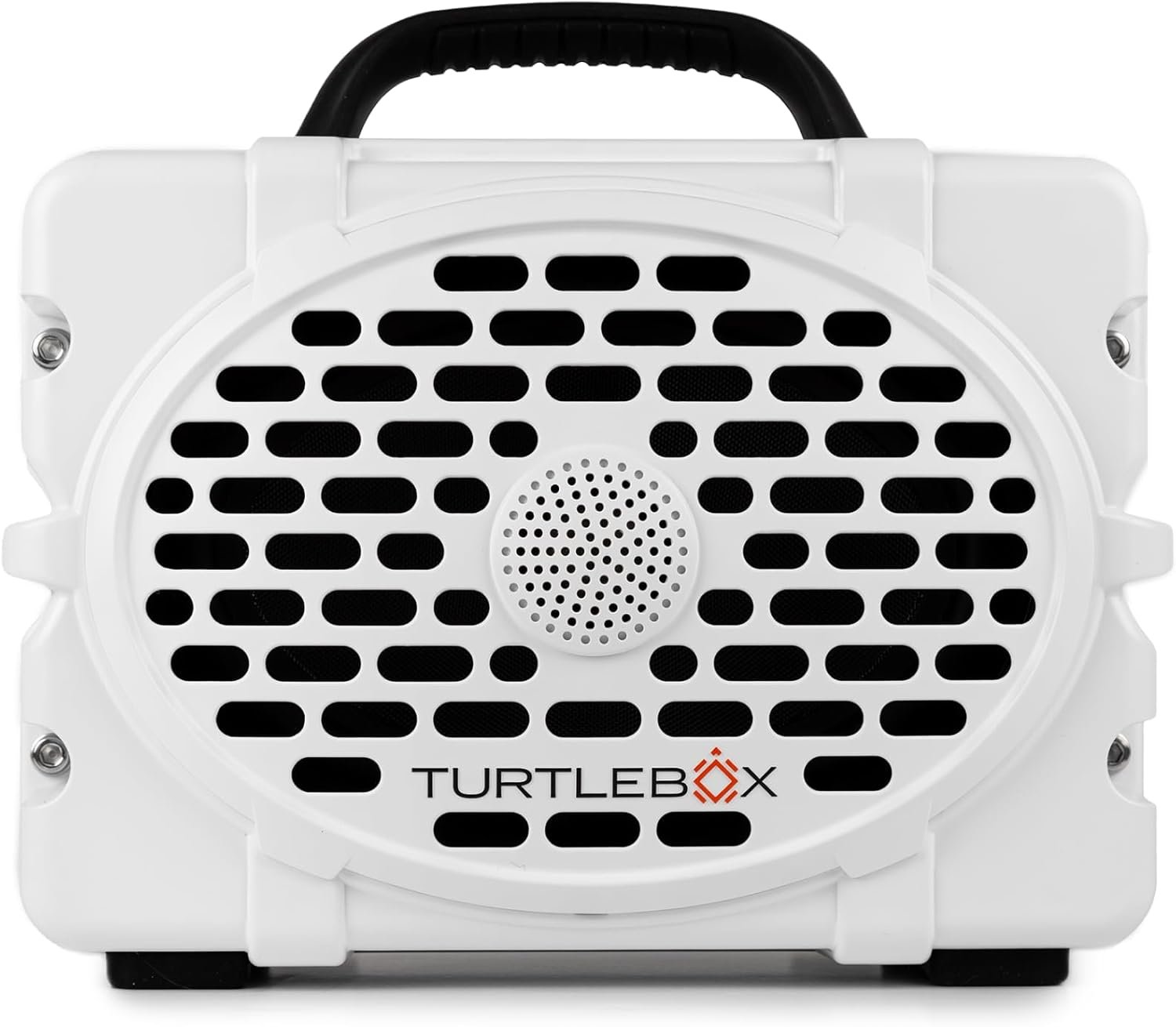Turtlebox Original Gen 3: Portable Outdoor Bluetooth Speaker – Ultra-Loud (120dB), Waterproof (IP67), Rugged, Impact-Resistant, 3-Day Battery | Party Mode: Unlimited Pairing for Stereo Sound, White