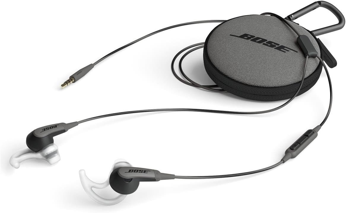 Bose SoundSport in-Ear Headphones – Samsung and Android Devices, Charcoal – 741776-0070
