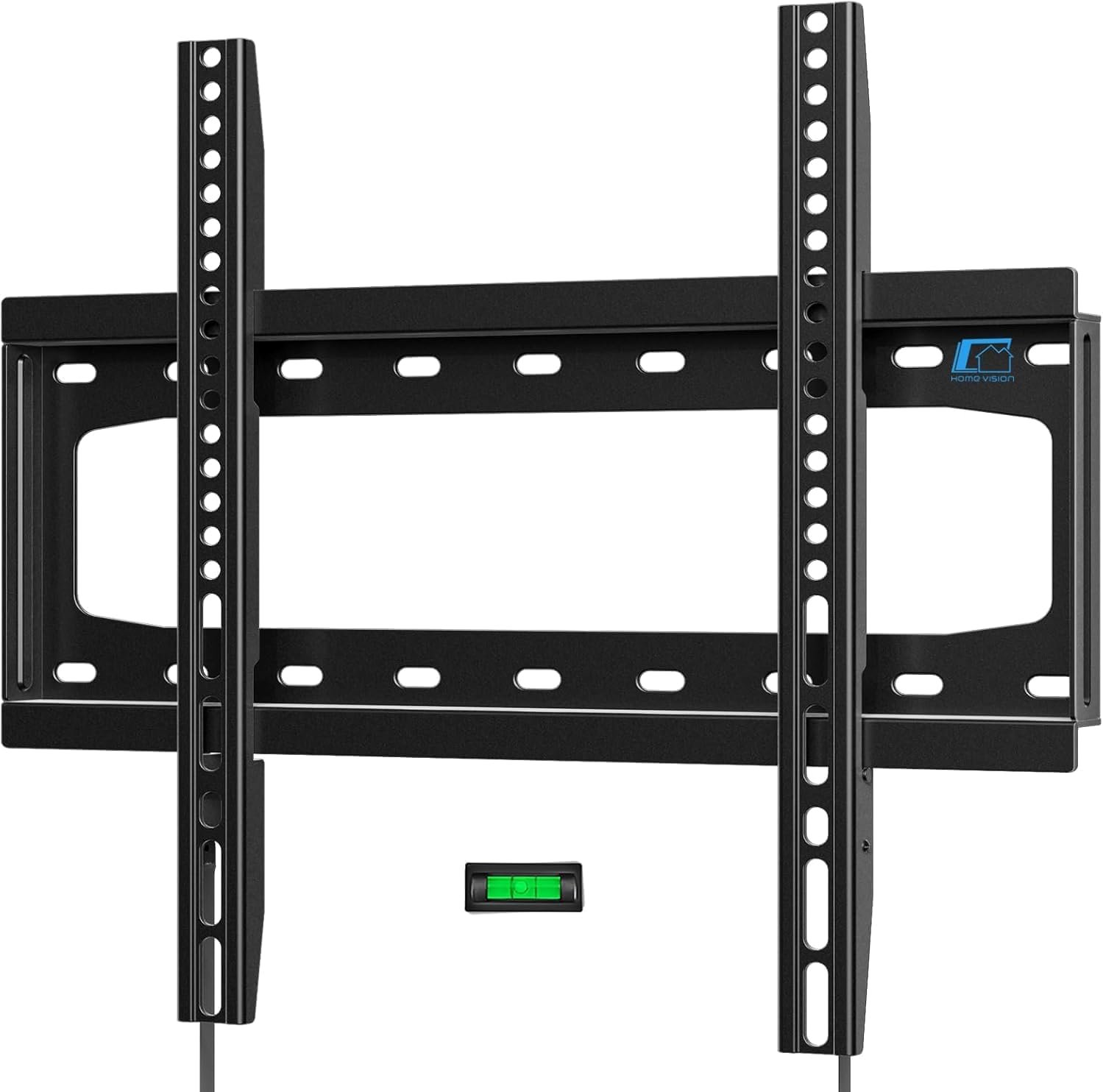 HOME VISION TV Wall Mount Fixed for Most 26-65 Inch Flat/Curved TVs | Max VESA 400X400mm up to 99Lbs Fits 16 Inch Wood Studs, Universal Low Profile Wall Mount TV Bracket, Space Saving HV8401