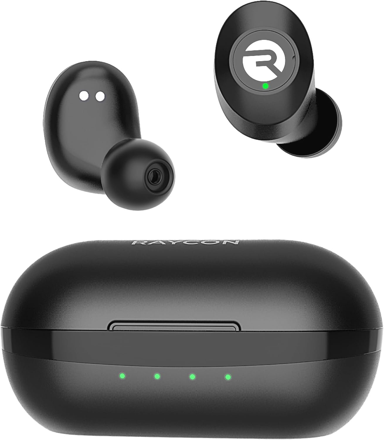 Raycon Everyday Bluetooth Wireless Earbuds with Microphone – Active Noise Cancelling, Sweat & Water-Resistant Earphones, Ear Buds Wireless Bluetooth Up to 32 Hours Playtime (Black)