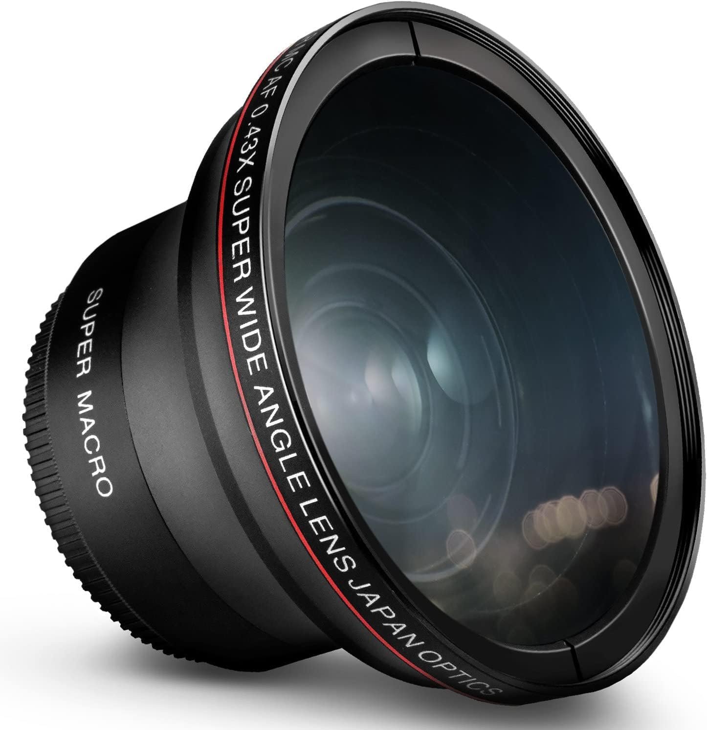 58MM 0.43x Extreme Photo Professional HD Wide Angle Lens (w/Macro Portion) for Canon EOS 70D 77D 80D 90D Rebel T8i T7 T7i T6i T6s T6 SL2 SL3 DSLR Cameras