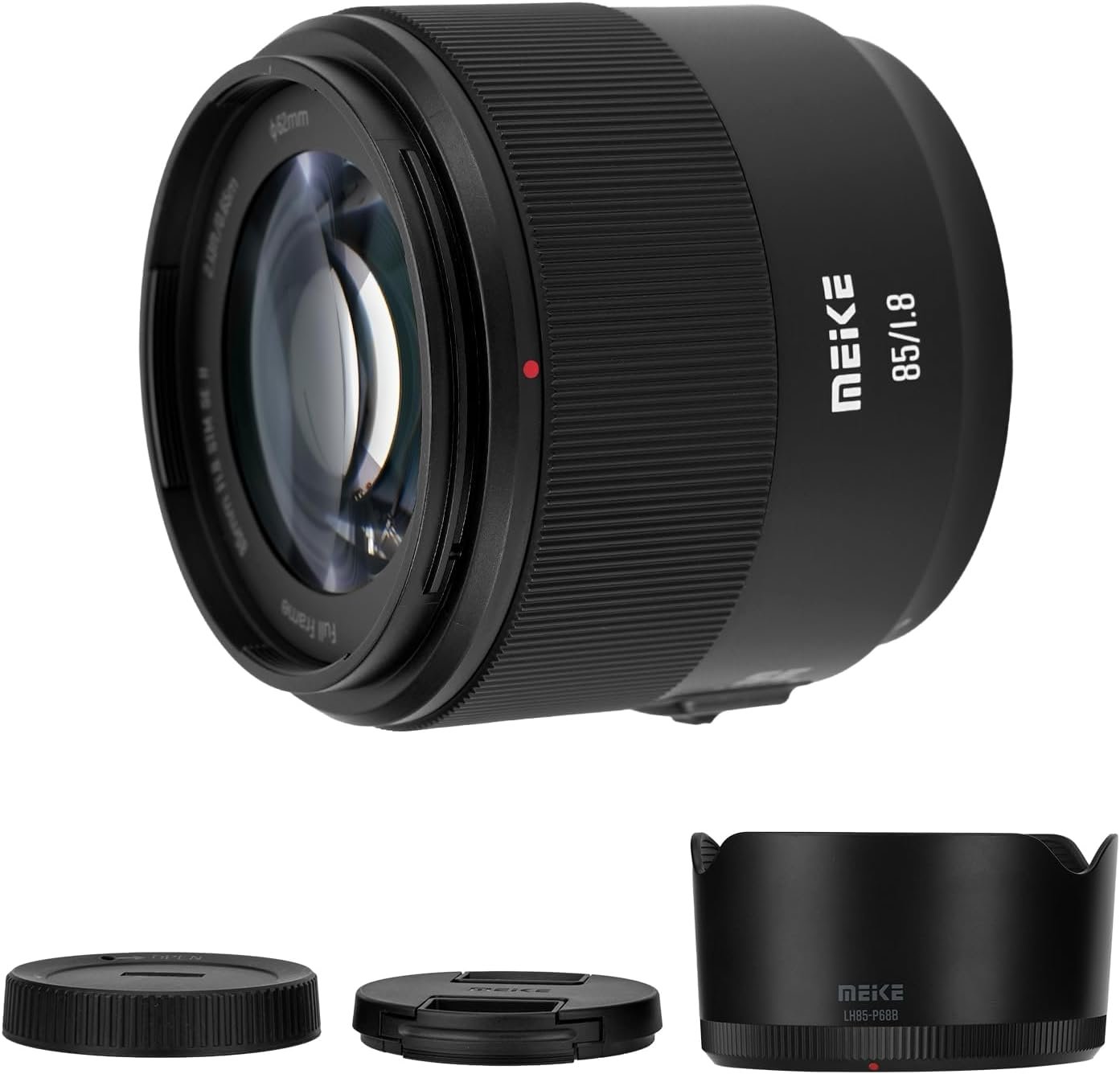 Meike 85mm F1.8 SE Mark II Full Frame Auto Focus STM High Resolution 8K Lens Fixed Prime Portrait Lenses for Canon EOS EF Mount DSLR Cameras 5D 6D 7D Mark II 70D 80D 800D