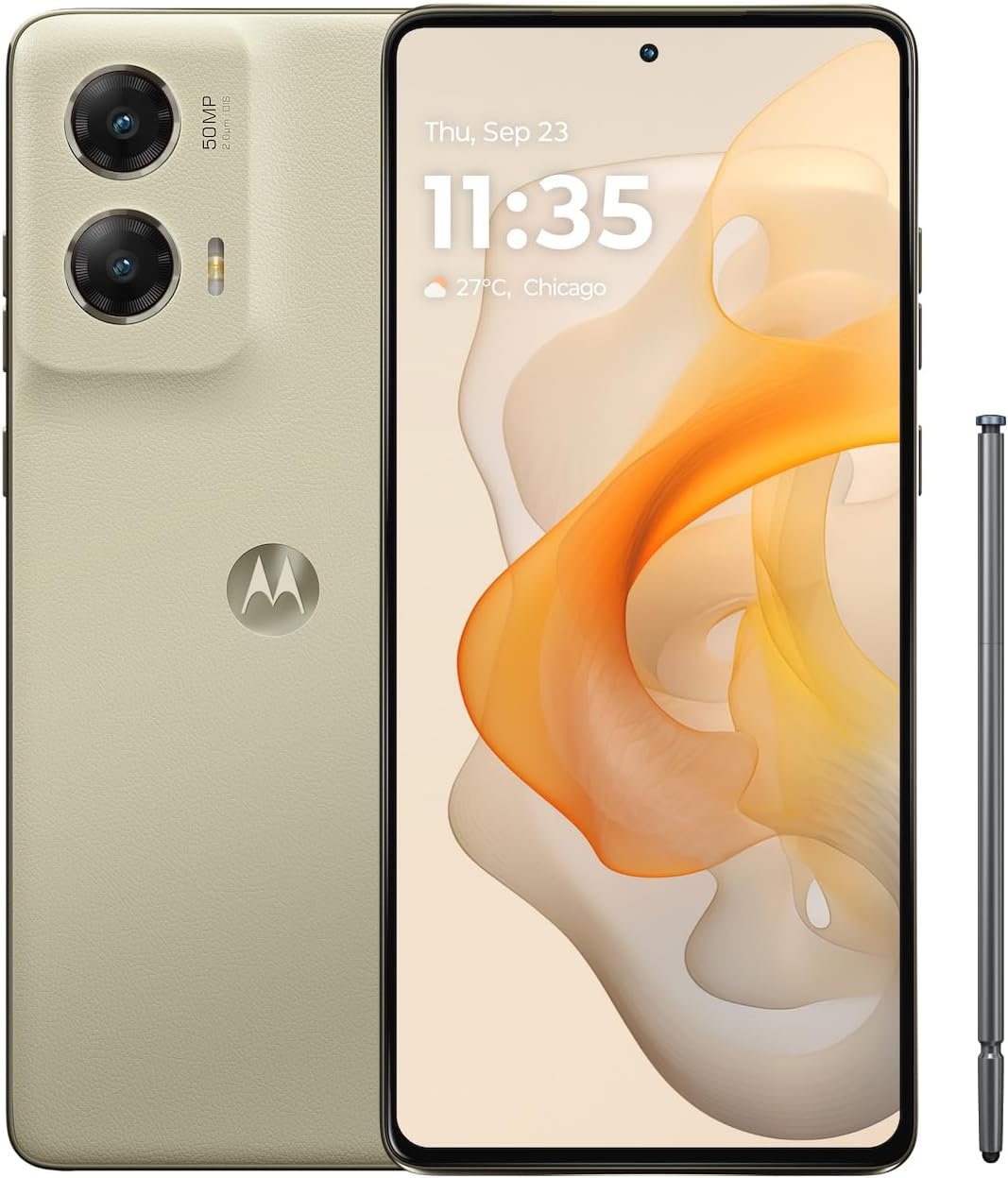 Motorola Moto G Stylus 5G | 2024 | Unlocked | Made for US 8/128GB | 50MP Camera | Caramel Latte