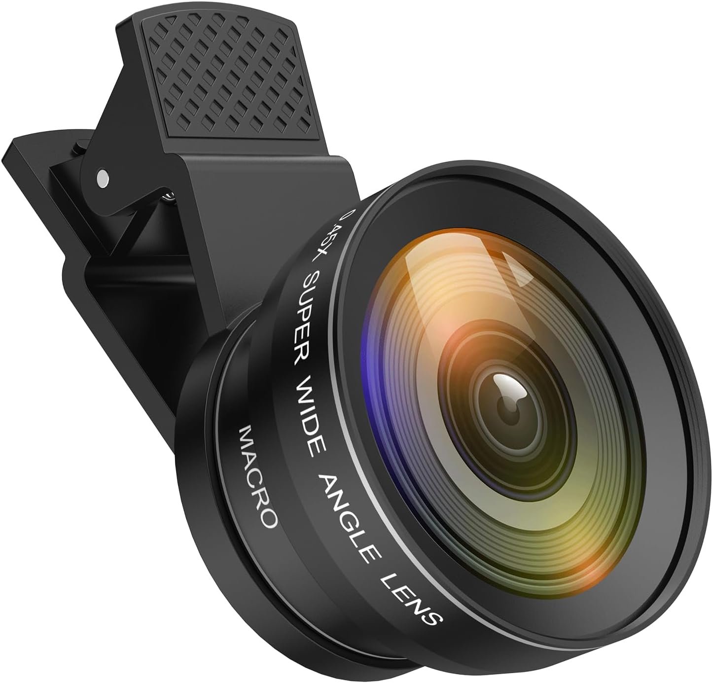AMIR Phone Camera Lens Kit, 2026 New 0.45X Super Wide Angle Lens (140°) with 12.5X Macro Lens, 2-in-1 Clip-On Universal Lens Compatible with iPhone 15/14/13/12, Samsung Galaxy S and Most Smart Phones