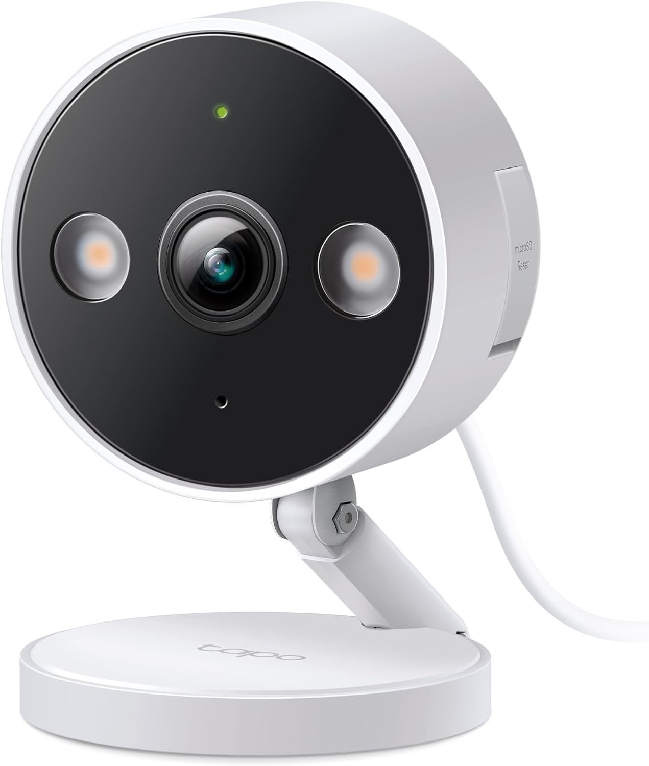 Tapo 2K+ Indoor/Outdoor Wired Security Camera – 2024 PCMag Editors’ Choice, Person/Pet/Vehicle Detection, Baby Monitoring, Color Night Vision, Subscription-Free Local Storage or Optional Cloud, C120