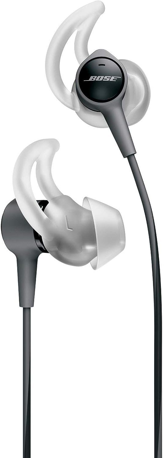 Bose SoundTrue Ultra in-ear headphones -compatible for Apple devices 741629-0010-cr Charcoal (Renewed)