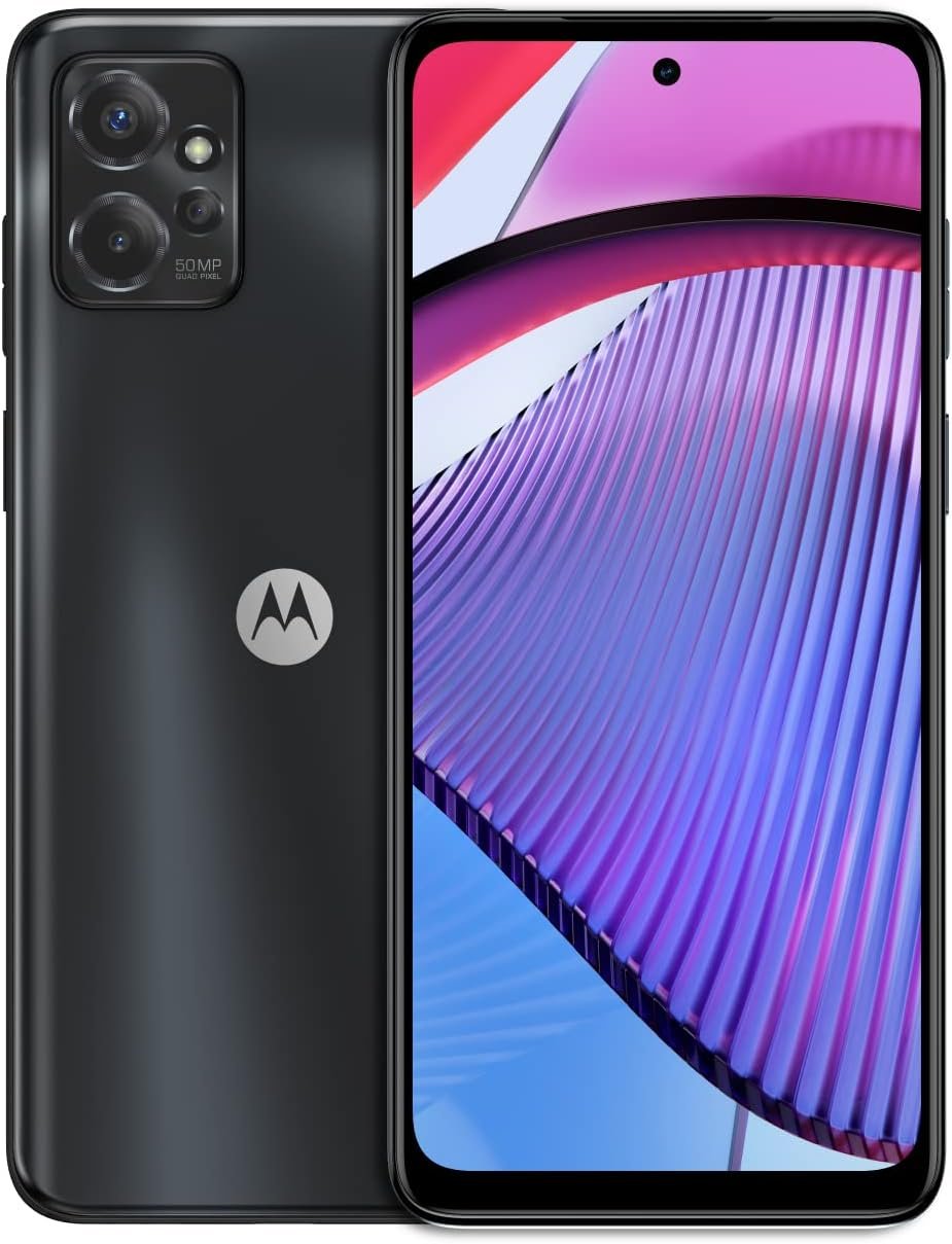 Motorola Moto G Power 5G 2023, 128GB + 4GB RAM, Mineral Black – Unlocked (Renewed)