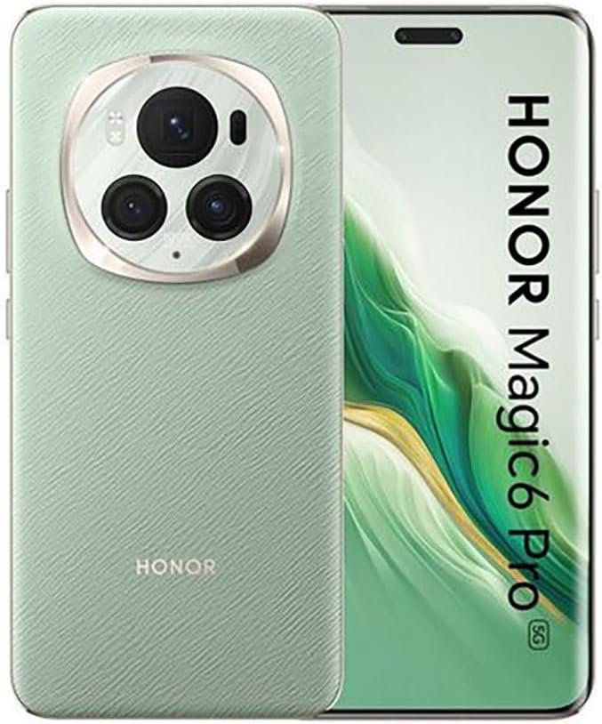 HONOR Magic6 Pro Dual SIM 512GB ROM + 12GB RAM (GSM | CDMA) Factory Unlocked 5G Smartphone (Epi Green) – International Version