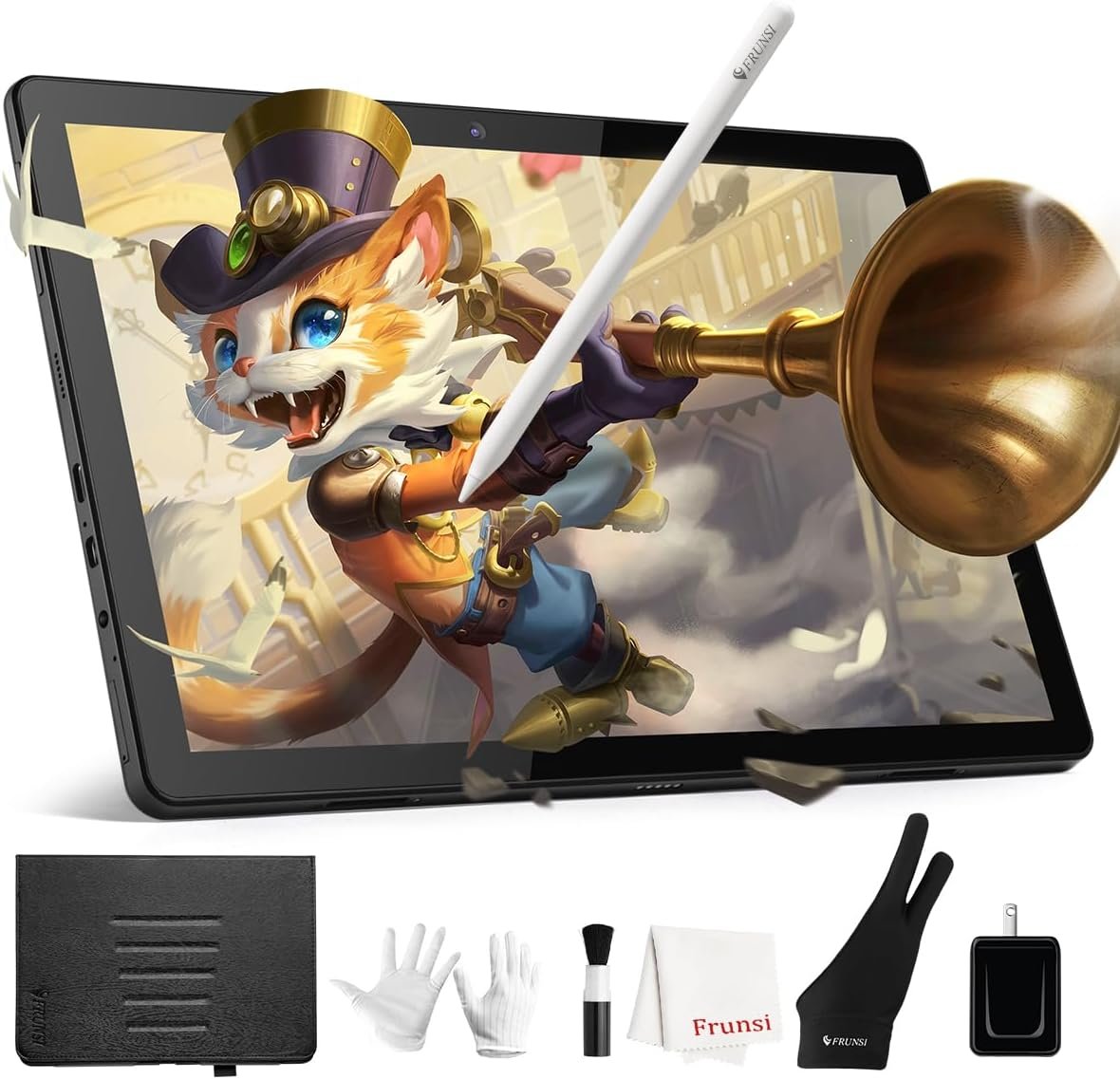 RubensTab T11 Pro standalone Drawing Tablet No Computer Needed,10.1 inch FHD Display,Octa-Core CPU,Pre-Installed Drawing Apps & Tutorials,More Bonus Items for Beginners, Artists, Students